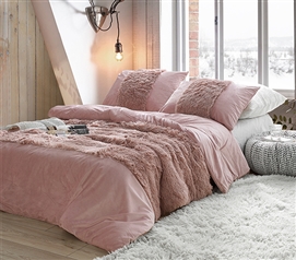Are You Kidding  Coma Inducer Twin XL Comforter  Blush