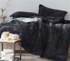Coma Inducer?? Twin XL Comforter - The Original Plush - Black