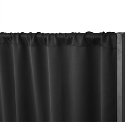 Privacy Room Divider Blackout Fabric  Blackout Black Fabric ONLY
