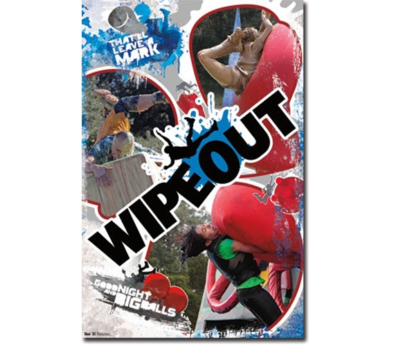Decorate Dorm Rooms - Wipeout - Biff Poster - Funny Poster For College