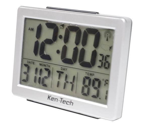 Atomic LCD Dorm Alarm Clock With Temperature