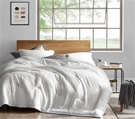 Coma Inducer?? Twin XL Comforter - Touchy Feely?? - White