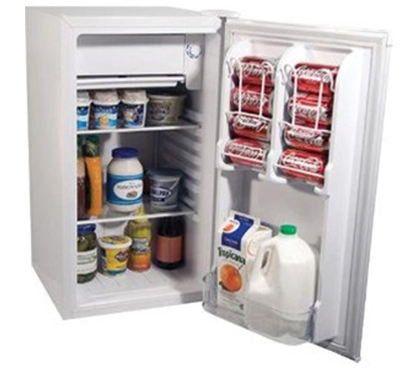 Haier Dorm Fridge with Freezer - 3.2 Cu Ft - Dorm Room Appliance