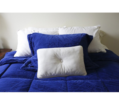 College Plush Comforter Deep Royal, Royal Blue Bedding King Size