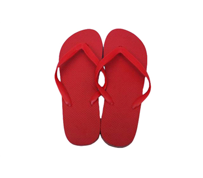 red cheap sandals