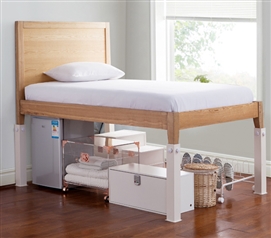 Underbed Dorm Storage Essential College, How To Raise A Twin Bed